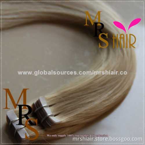 20-Inch 20# color Indian straight tape in hair